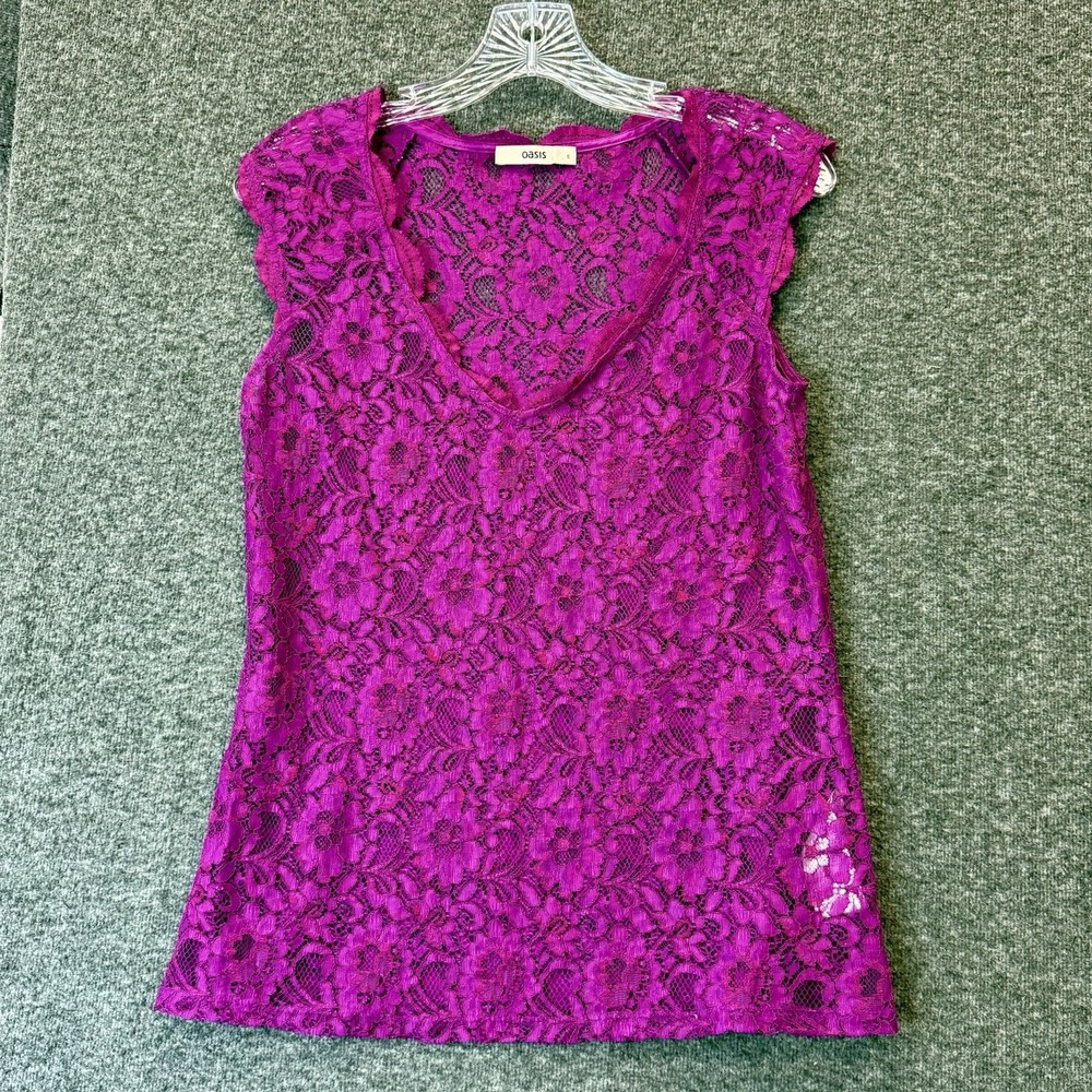 Y2K Fairy Grunge Lace Top Size S Coquette Dark Romantic Office Siren Stretch‎